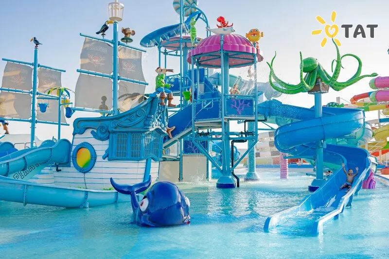 Фото отеля Movenpick Waterpark Resort & Spa Soma Bay 5* Somas līcis Ēģipte akvaparks, slidkalniņi