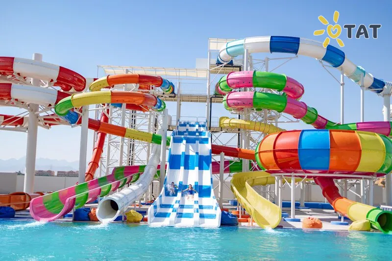 Фото отеля Movenpick Waterpark Resort & Spa Soma Bay 5* Somas līcis Ēģipte akvaparks, slidkalniņi