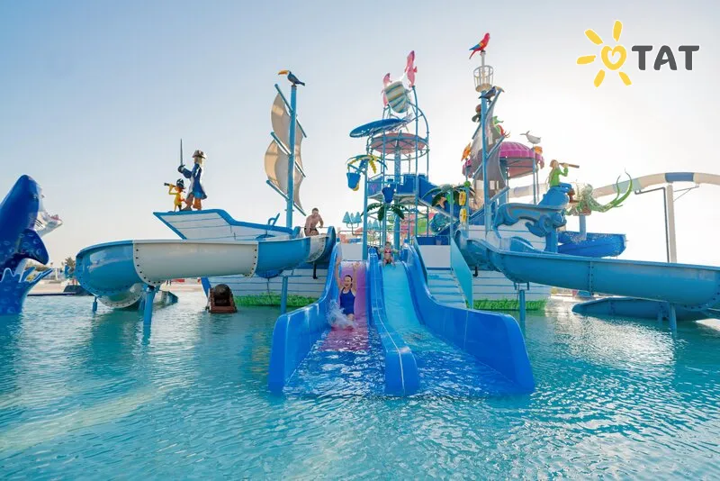 Фото отеля Movenpick Waterpark Resort & Spa Soma Bay 5* Somas līcis Ēģipte akvaparks, slidkalniņi