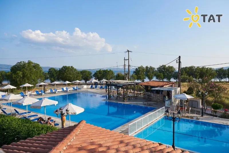 Фото отеля Kalloni Bay Hotel 3* о. Лесбос Греція екстер'єр та басейни