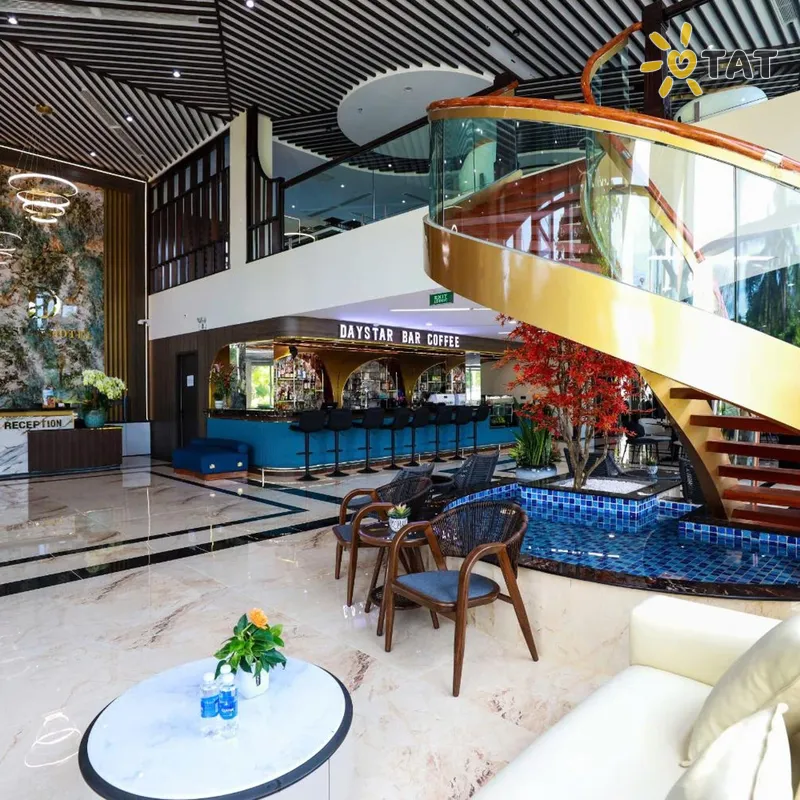 Фото отеля Daystar Hotel Phu Quoc 4* о. Фукуок Вьетнам лобби и интерьер