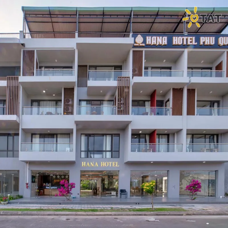 Фото отеля Hana Hotel Sonasea Night Market Phu Quoc 3* par. Phu Quoc Vjetnama ārpuse un baseini