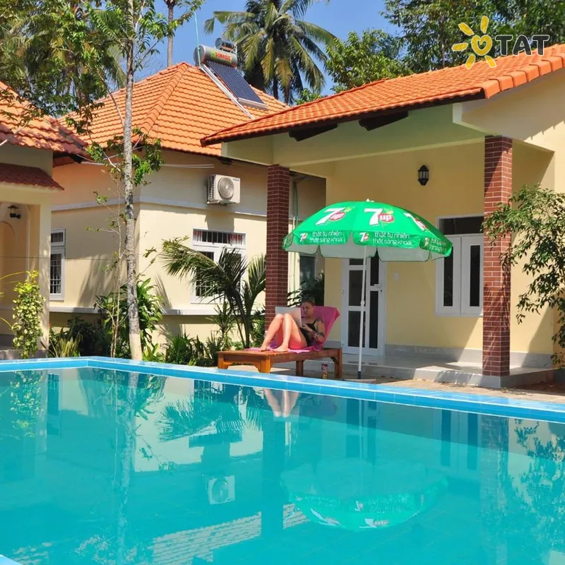 Фото отеля Duc Anh Bungalow 2* apie. Phu Quoc Vietnamas išorė ir baseinai