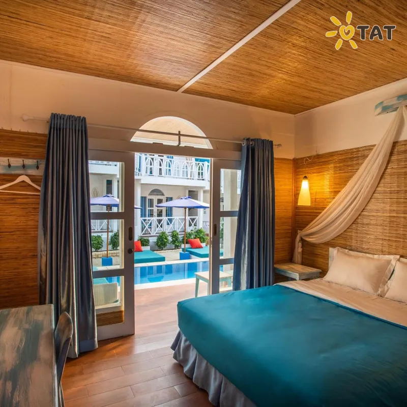 Фото отеля Santorini Beach Resort 3* apie. Lombokas Indonezija numeriai