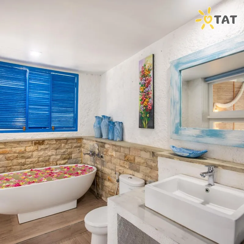 Фото отеля Santorini Beach Resort 3* apie. Lombokas Indonezija numeriai