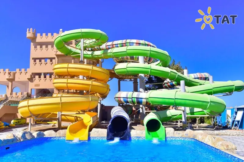 Фото отеля Sentido Akassia Beach 5* Марса Алам Египет аквапарк, горки