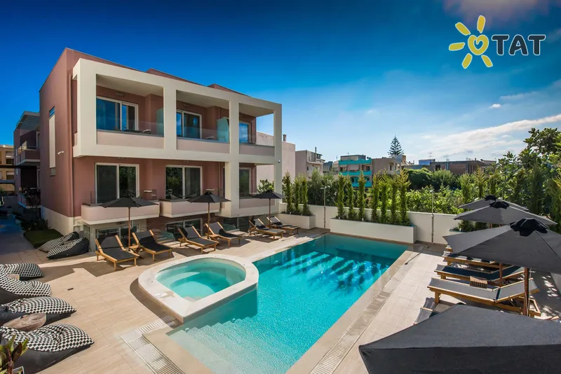 Фото отеля Omiros Boutique Hotel 4* Kreta – Retimnas Graikija išorė ir baseinai