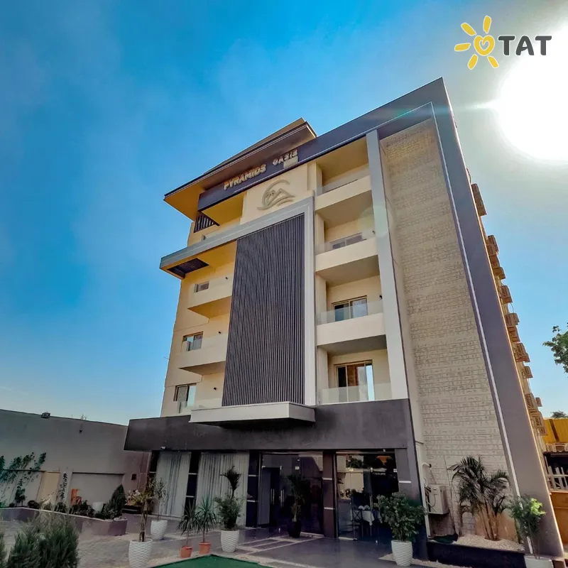 Фото отеля Pyramids Oasis Hotel 4* Kairas Egiptas išorė ir baseinai