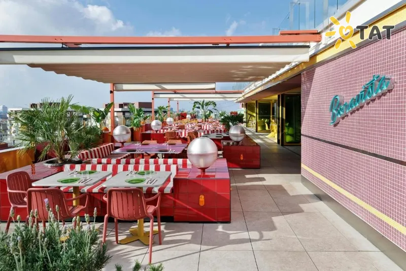 Фото отеля Moxy Hotel Barcelona 4* Барселона Испания бары и рестораны