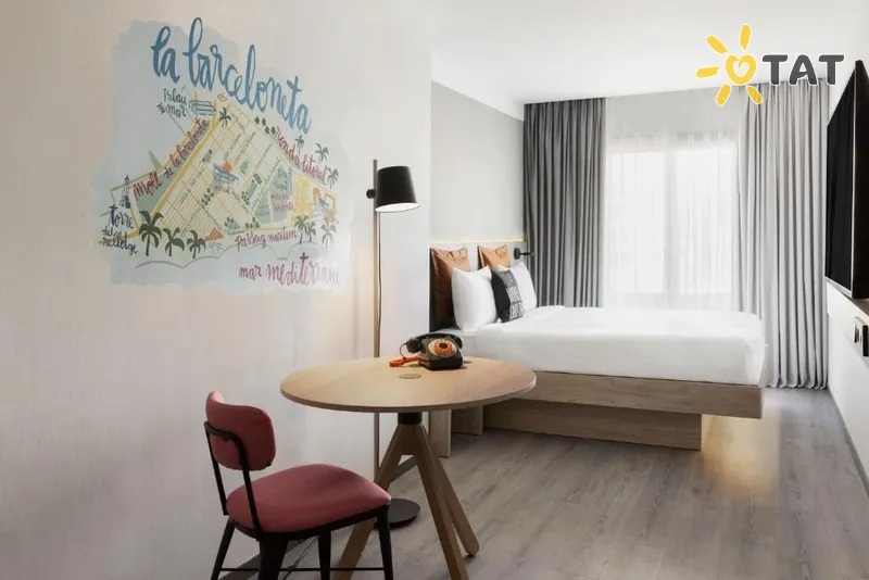 Фото отеля Moxy Hotel Barcelona 4* Барселона Испания номера