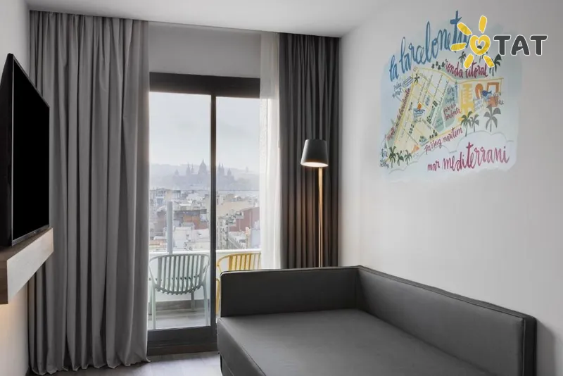 Фото отеля Moxy Hotel Barcelona 4* Барселона Испания номера