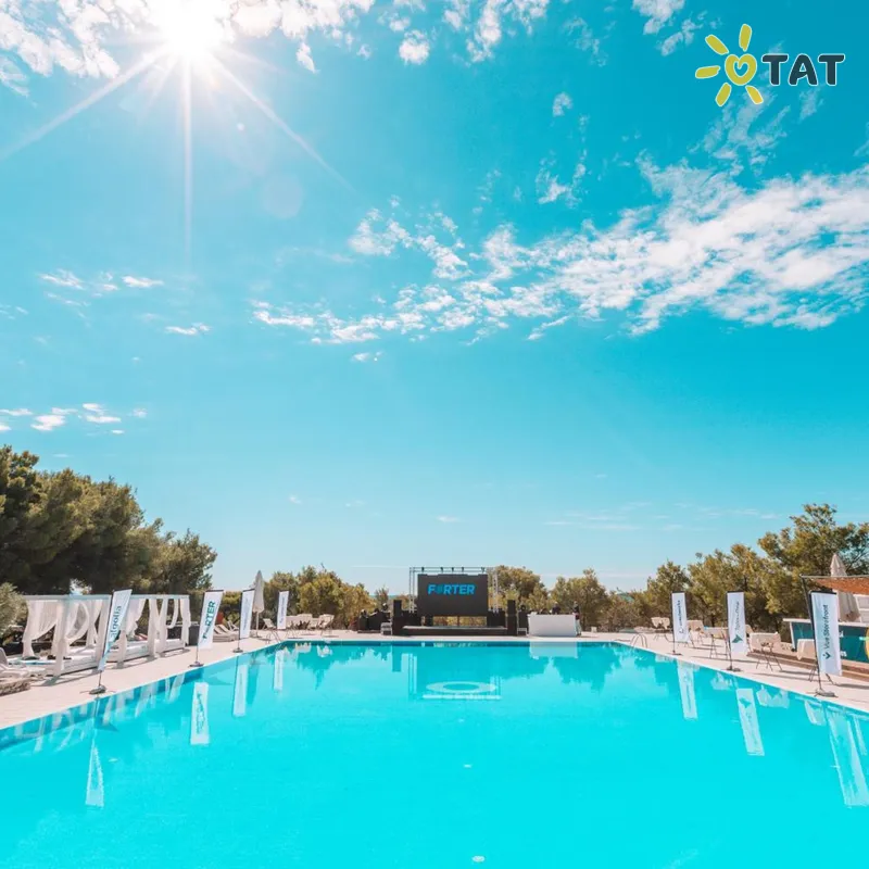 Фото отеля Obonjan Island Resort 4* Šibeniks Horvātija ārpuse un baseini