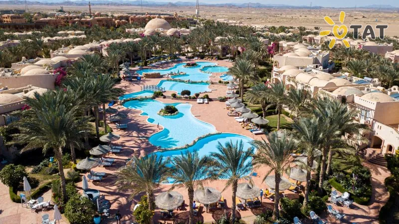 Фото отеля Dream Lagoon Aqua Park & Resort 5* Марса Алам Египет экстерьер и бассейны