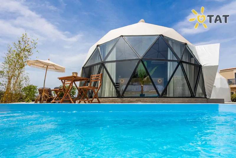 Фото отеля Emerald Oasis Glampotel by Azul Collection 4* о. Крит – Ретимно Греция экстерьер и бассейны