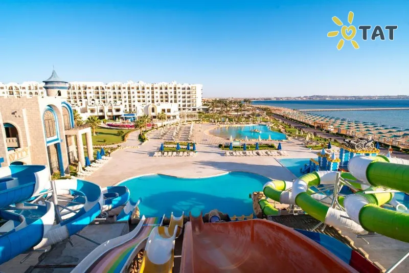 Фото отеля Gravity Hotel & Aquapark Sahl Hasheesh 5* Сахл Хашиш Египет экстерьер и бассейны
