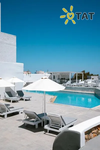 Фото отеля Omiros Hotel 4* о. Санторини Греция экстерьер и бассейны