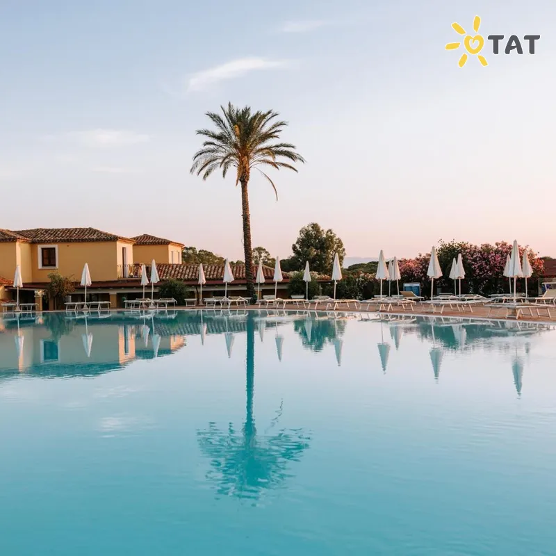 Фото отеля Valtur Baia dei Pini 4* о. Сардиния Италия экстерьер и бассейны