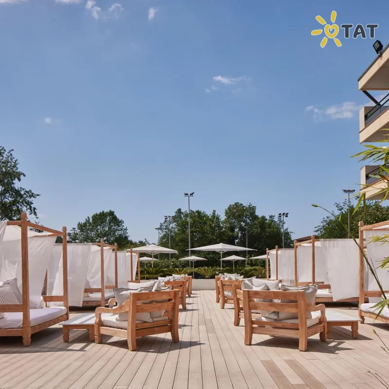 Фото отеля UNA Hotels Forte Dei Marmi 4* Тоскана Италия бары и рестораны