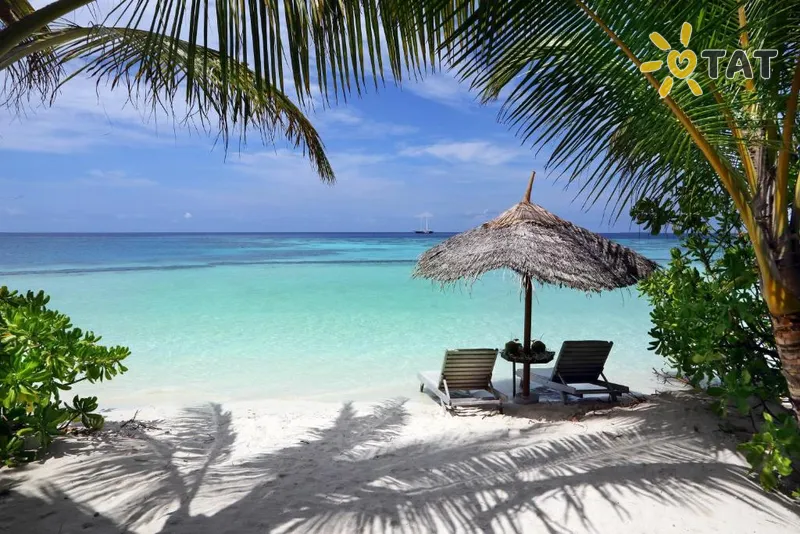 Фото отеля Gangehi Island Resort & Spa 5* Ари (Алифу) Атолл Мальдивы пляж