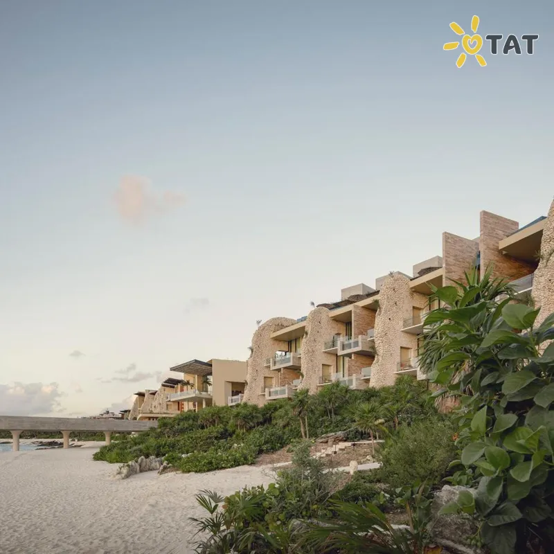 Фото отеля La Casa de la Playa by Xcaret 5* Плая дель Кармен Мексика экстерьер и бассейны