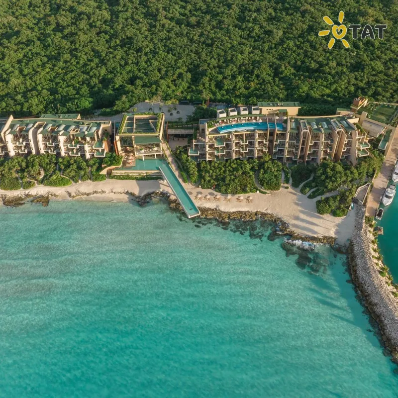 Фото отеля La Casa de la Playa by Xcaret 5* Плая дель Кармен Мексика экстерьер и бассейны