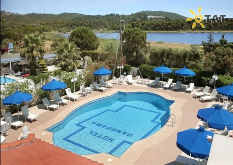 Фото отеля Panorama Hotel 3* о. Скиатос Греция экстерьер и бассейны