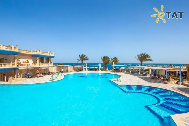 Фото отеля King Tut Aqua Park Beach Resort 4* Хургада Египет экстерьер и бассейны