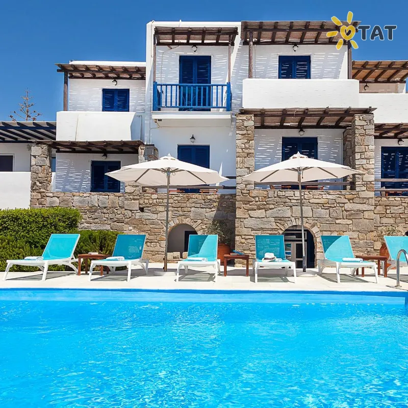 Фото отеля San Antonio Summer House Paros 3* о. Парос Греция экстерьер и бассейны