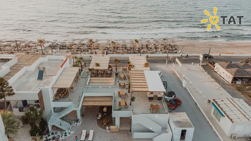 Фото отеля Galazio Beach Resort 4* о. Крит – Ираклион Греция экстерьер и бассейны