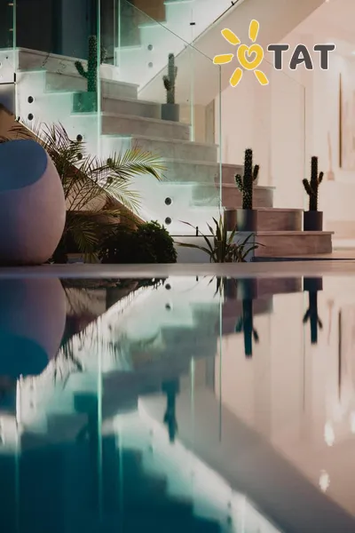 Фото отеля Galazio Beach Resort 4* о. Крит – Ираклион Греция экстерьер и бассейны