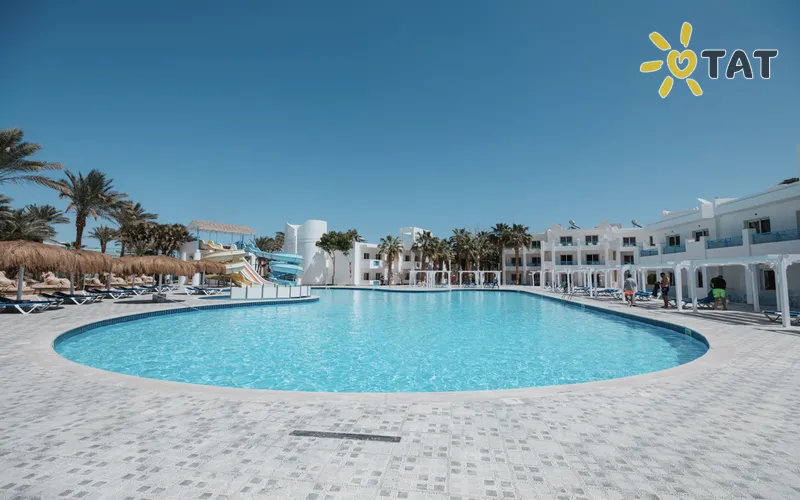 Фото отеля Mirage Bay Resort & Aquapark 4* Хургада Египет экстерьер и бассейны