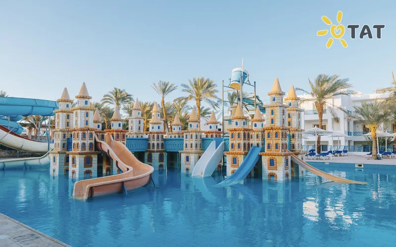Фото отеля Mirage Bay Resort & Aquapark 4* Хургада Египет для детей