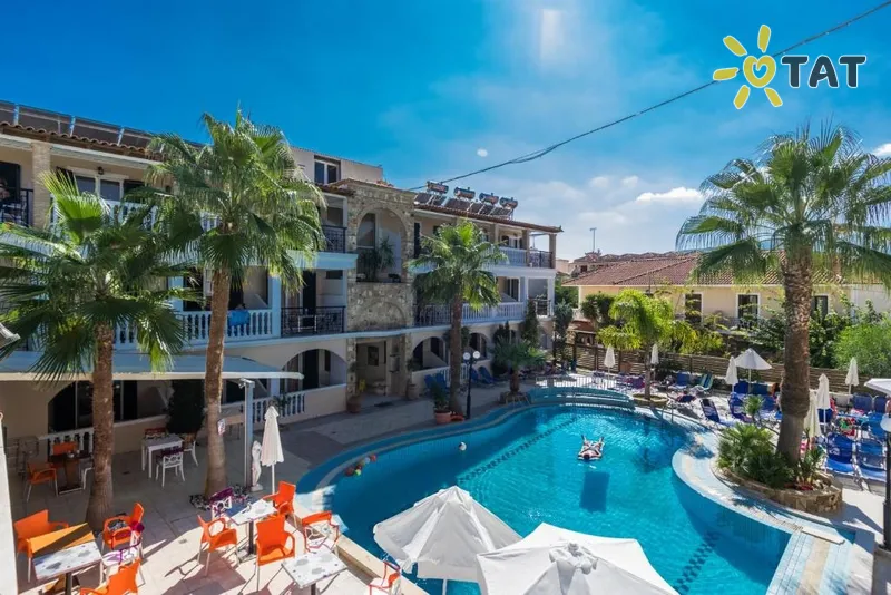 Фото отеля Zante Plaza Hotel & Apartments 3* о. Закинф Греция экстерьер и бассейны