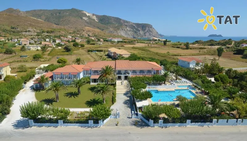 Фото отеля Sirocco Hotel 3* о. Закинф Греция экстерьер и бассейны