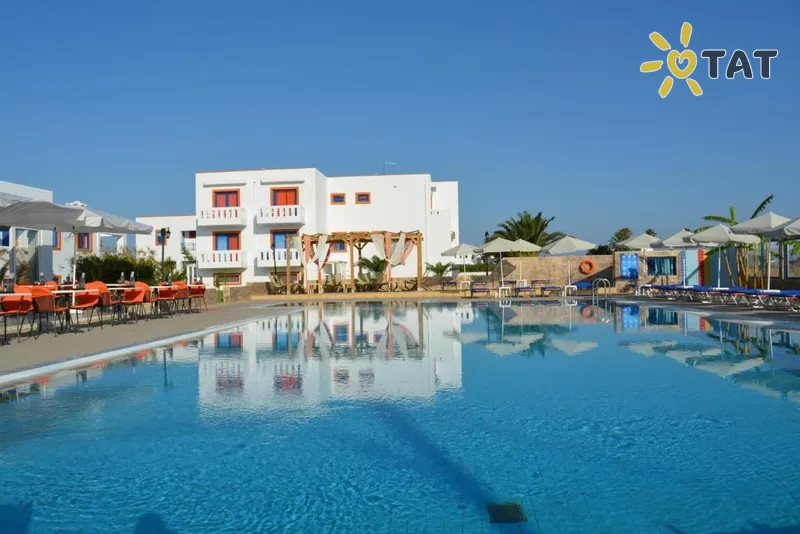 Фото отеля Bouradanis Village Hotel Studios & Apartments 3* о. Кос Греция экстерьер и бассейны