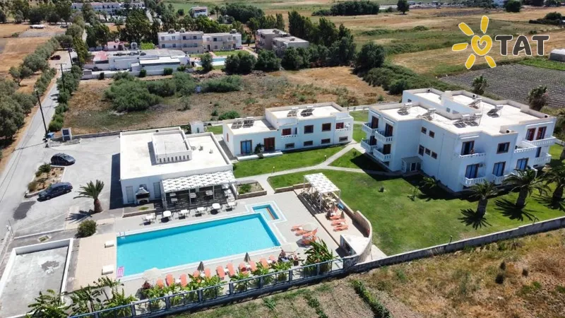 Фото отеля Bouradanis Village Hotel Studios & Apartments 3* о. Кос Греция экстерьер и бассейны