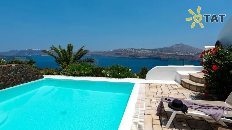 Фото отеля Maison Des Lys 4* о. Санторини Греция экстерьер и бассейны