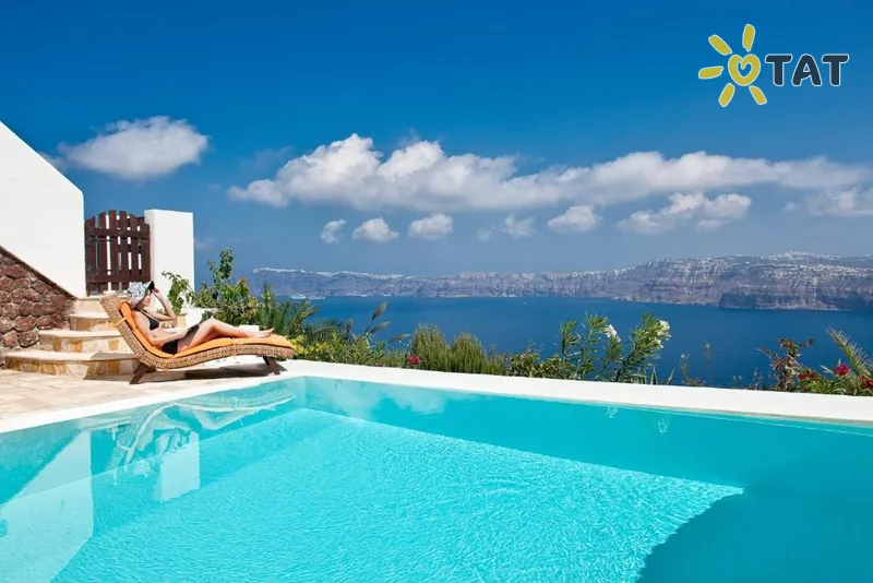 Фото отеля Maison Des Lys 4* о. Санторини Греция экстерьер и бассейны