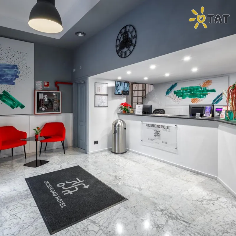 Фото отеля Crossroad Hotel 3* Рим Италия лобби и интерьер