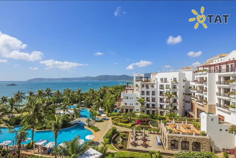 Фото отеля Aegean Suites Sanya Yalong Bay Resort 5* apie. Hainanas Kinija išorė ir baseinai