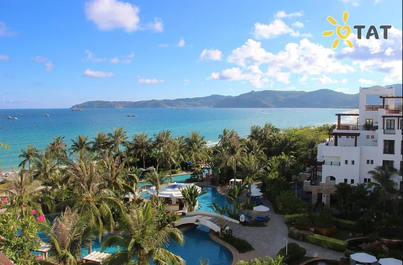 Фото отеля Aegean Suites Sanya Yalong Bay Resort 5* apie. Hainanas Kinija išorė ir baseinai