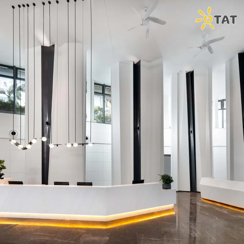 Фото отеля Sanya Junji Seaview Hotel 5* о. Хайнань Китай лобби и интерьер