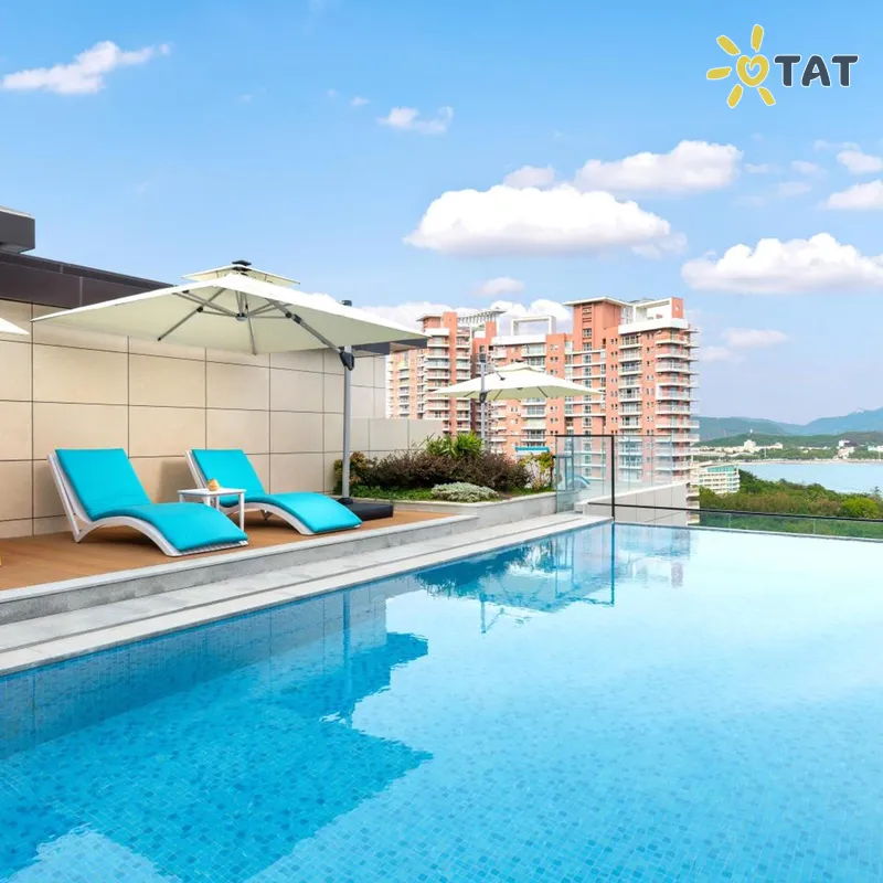 Фото отеля Voco Sanya Dadonghai By IHG 5* о. Хайнань Китай экстерьер и бассейны