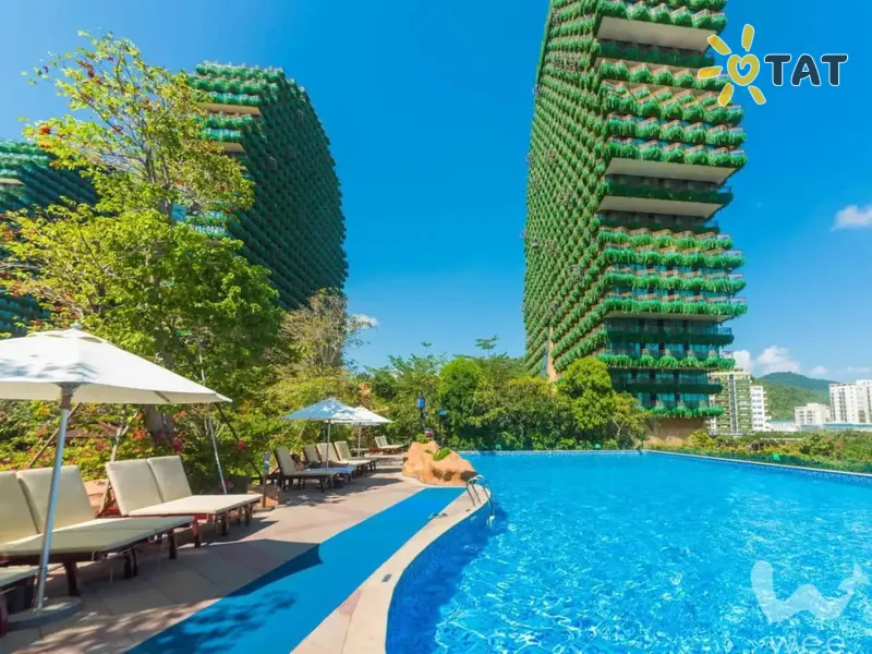 Фото отеля Sanya Gionee International Hotel 4* о. Хайнань Китай екстер'єр та басейни