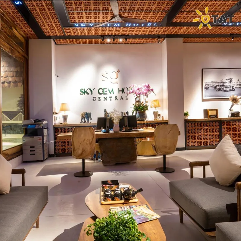Фото отеля Sky Gem Hotel Central 4* Хошимин Вьетнам лобби и интерьер