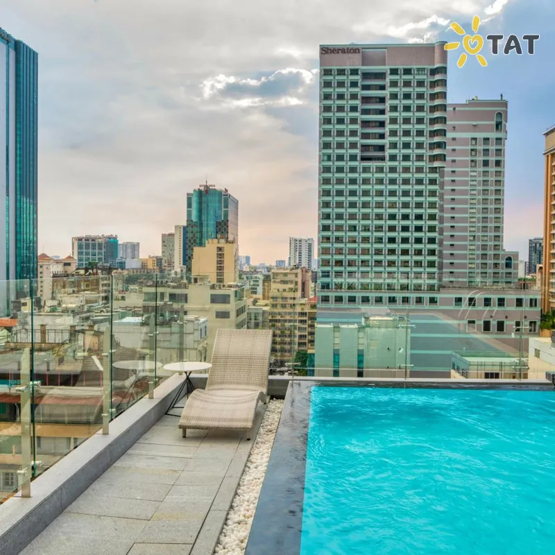 Фото отеля Sky Gem Hotel Central 4* Хошимин Вьетнам экстерьер и бассейны