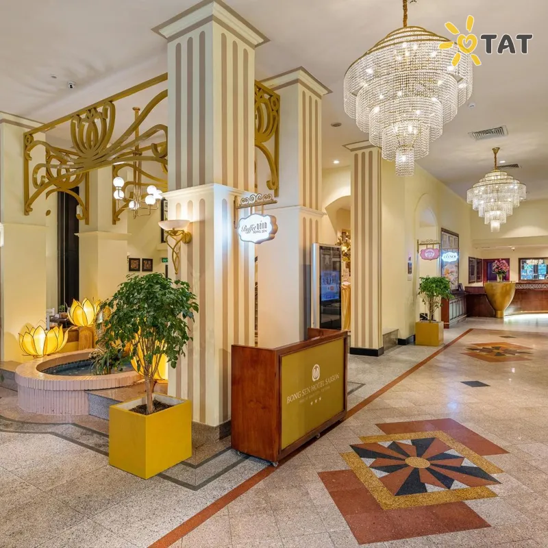 Фото отеля Bong Sen Hotel Saigon 3* Хошимин Вьетнам лобби и интерьер