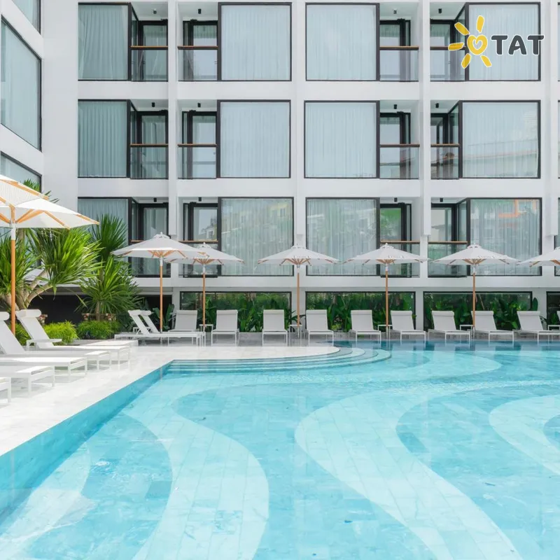 Фото отеля Tribe Phuket Patong 4* apie. Puketas Tailandas išorė ir baseinai