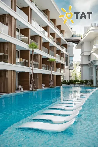 Фото отеля Kora Beach Resort Phuket 5* о. Пхукет Таиланд экстерьер и бассейны