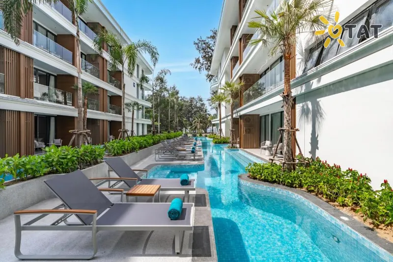 Фото отеля Kora Beach Resort Phuket 5* о. Пхукет Таиланд экстерьер и бассейны